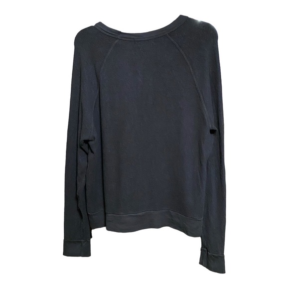 WILDFOX Black Soft Long Sleeved Top S - Picture 3 of 3